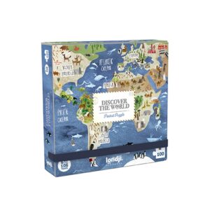 londji, Minipuzzle, Welt, Weltkarte