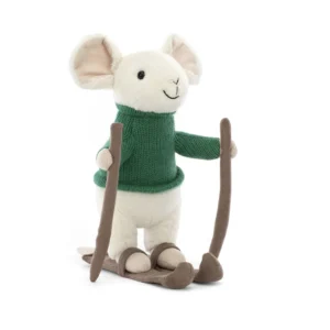 Jellycat "Merry Mouse" Skiing