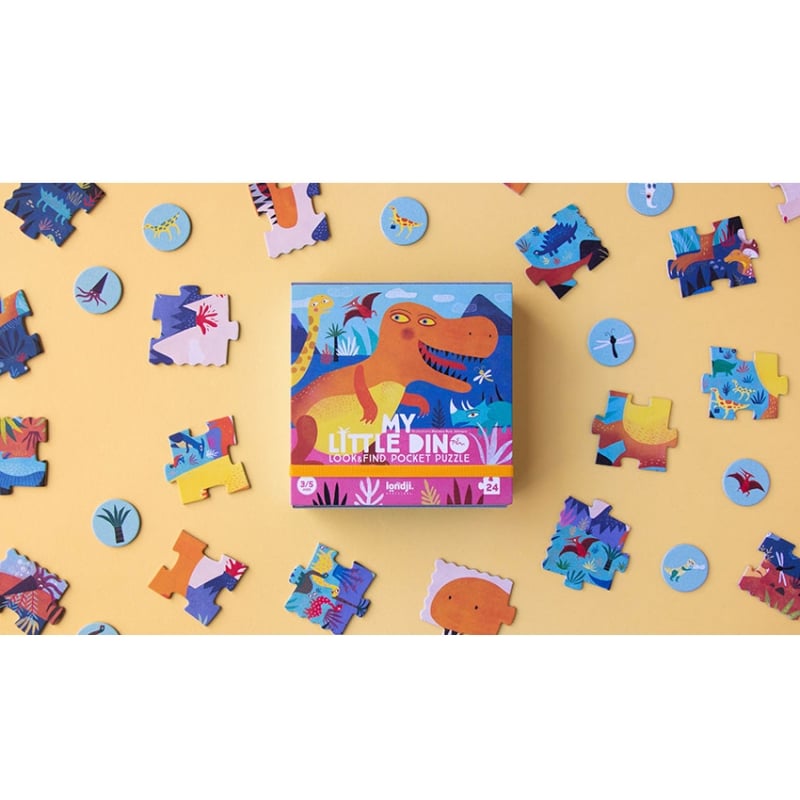 Londji "My Little Dino" - Pocket Puzzle