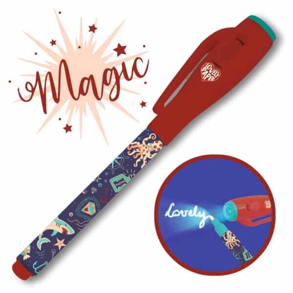 Djeco Zauberstift - Magic Pen - diverse Farben - “Steve“ rot