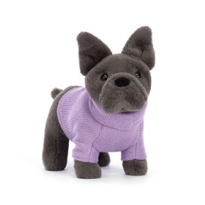 Jellycat "Sweater French Bulldog Purple"