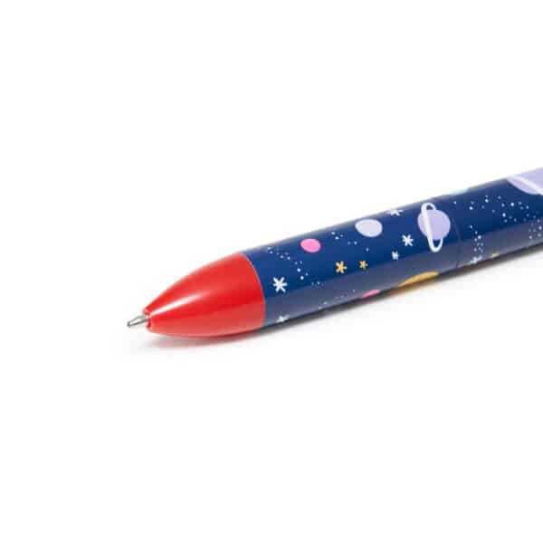 Legami "Click & Clack" zweifarbiger Kugelschreiber Space