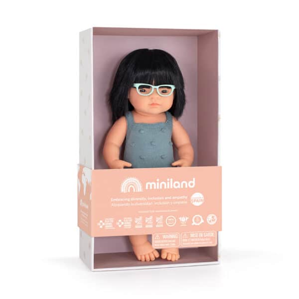 Miniland "Colorful Edition" Mädchen mit Brille