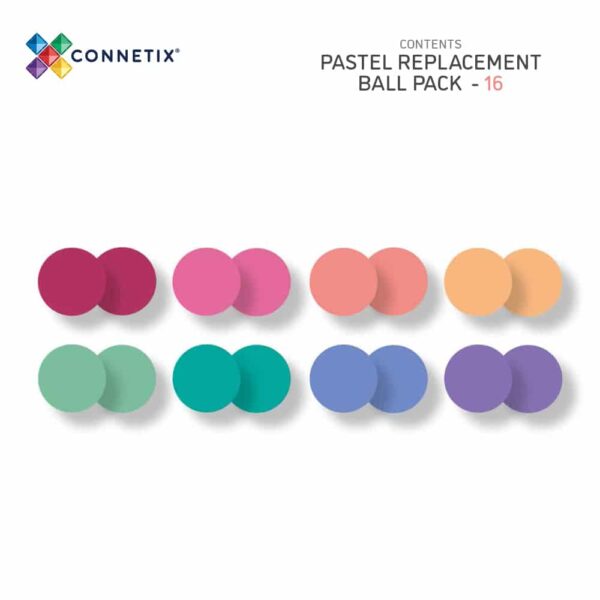 Connetix Tiles „Pastel Replacement Ball Pack“