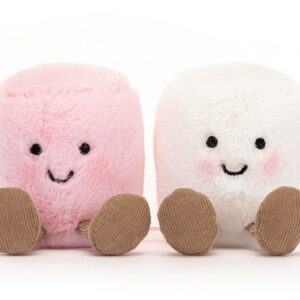 Jellycat "Amuseables Pink And White Marshmallows"