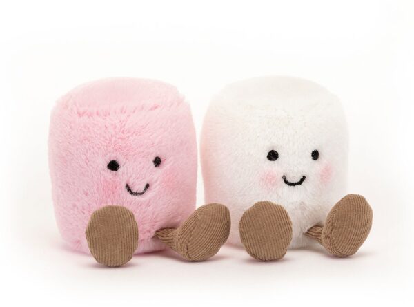 Jellycat "Amuseables Pink And White Marshmallows"