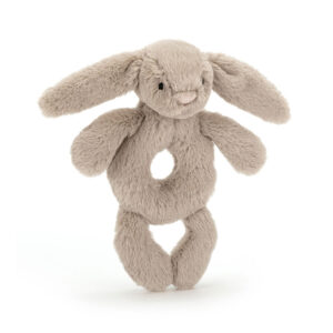 Jellycat "Bashful Beige Bunny Ring Rattle"