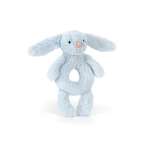 Jellycat "Bashful Blue Bunny Ring Rattle"