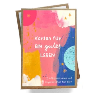 Frau Ottilie "Karten für ein gutes Leben" für Erwachsene