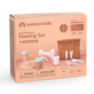 Miniland "Doll Wooden Feeding Set"
