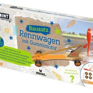 Moses PhänoMINT "Bausatz Rennwagen mit Gummimotor"
