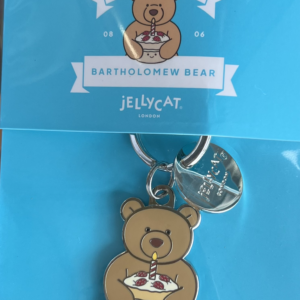 Jellycat "Bartholomew Bear Birthday Keyring"