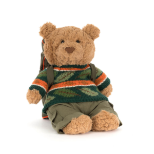 Jellycat "Bartholomew Bear Hiking Outfit"