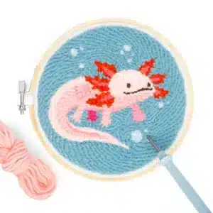 Kikkerland "Punch Needle Set Axolotl"