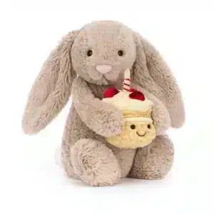 Jellycat "Bashful Beige Bunny Birthday"